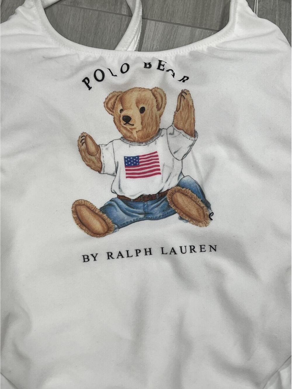 Polo Ralph Lauren Polo Bear One-Piece Swimsuit - Picture 4 of 8